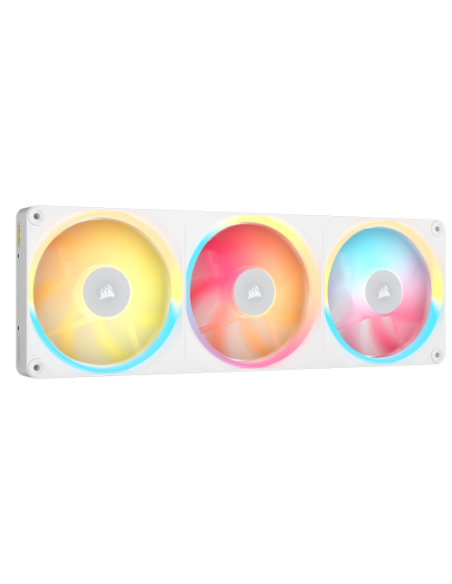 VENTILADOR CAJA CORSAIR LX-R RGB SERIES ICUE LINK LX360-R RGB WHITE 360MM RGB FAN TRIPLE FAN CO-9051068-WW