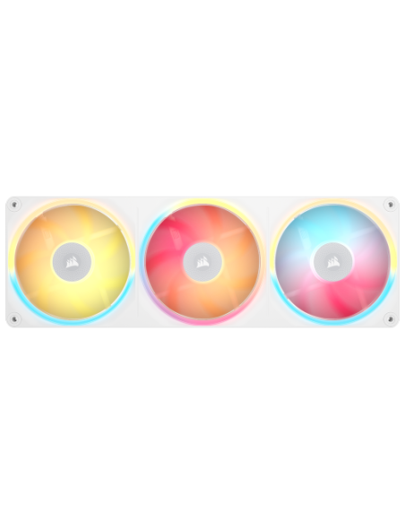 VENTILADOR CAJA CORSAIR LX-R RGB SERIES ICUE LINK LX360-R RGB WHITE 360MM RGB FAN TRIPLE FAN CO-9051068-WW