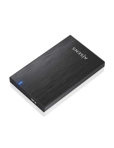 CAJA EXTERNA 2.5 9.5MM SATA A USB 3.0 USB3.1 GEN1 NEGRA AISENS ASE-2527B