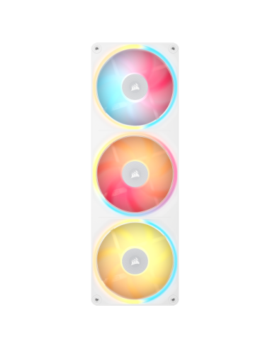 VENTILADOR CAJA CORSAIR LX-R RGB SERIES ICUE LINK LX360-R RGB WHITE 360MM RGB FAN TRIPLE FAN CO-9051068-WW