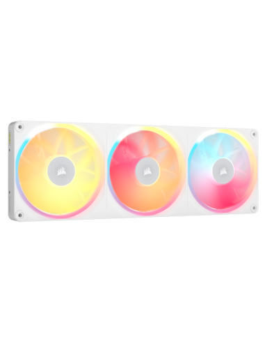 VENTILADOR CAJA CORSAIR LX RGB SERIES ICUE LINK LX360 RGB WHITE 360MM RGB FAN TRIPLE FAN CO-9051066-WW