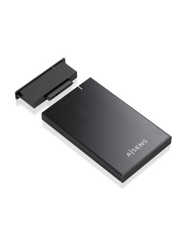 CAJA EXTERNA 2.5 9.5MM SATA A USB 3.0 USB3.1 GEN1 NEGRA AISENS ASE-2527B