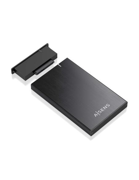 CAJA EXTERNA 2.5 9.5MM SATA A USB 3.0 USB3.1 GEN1 NEGRA AISENS ASE-2527B