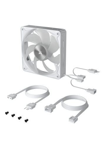 VENTILADOR CAJA CORSAIR RS120 II ARGB WHITE 120MM ARGB FAN SINGLE PACK CO-9051070-WW