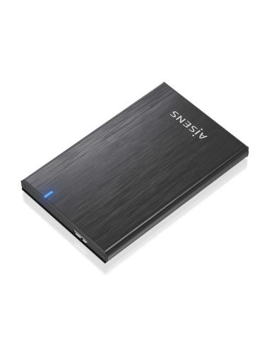 CAJA EXTERNA 2.5 9.5MM SATA A USB 3.0 USB3.1 GEN1 NEGRA AISENS ASE-2528B