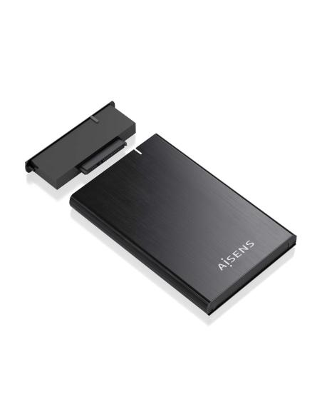 CAJA EXTERNA 2.5 9.5MM SATA A USB 3.0 USB3.1 GEN1 NEGRA AISENS ASE-2528B