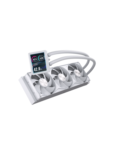 VENTI. CPU CORSAIR NAUTILUS II 360 RS LCD WHITE 360MM RADIATOR LIQUID CPU COOLER CW-9061054-WW