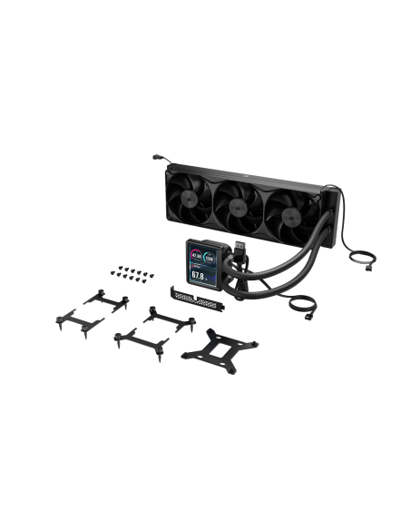 VENTI. CPU CORSAIR NAUTILUS II 360 RS LCD 360MM RADIATOR LIQUID CPU COOLER CW-9061053-WW