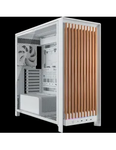 Corsair FRAME 5000D WOOD RS Midi Tower Nuez, Blanco