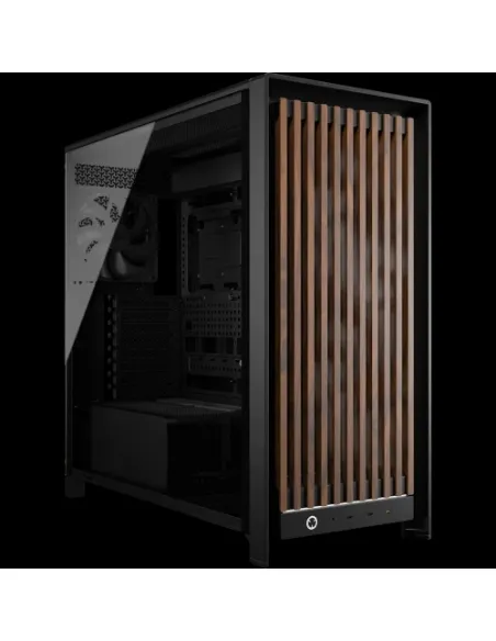 Corsair FRAME 5000D WOOD RS Midi Tower Negro, Nuez
