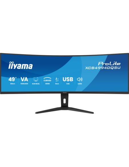 MONITOR IIYAMA PANTALLA CURVA PARA PC 113 CM (49") VA, 300cd, DQHD, 2H1DP