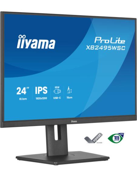 MONITOR IIYAMA, 24.1" IPS 1H1C 65W, 1920x1200, 1A1C