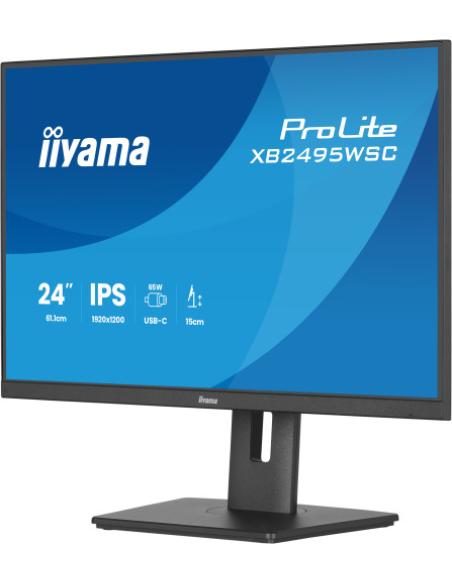 MONITOR IIYAMA, 24.1" IPS 1H1C 65W, 1920x1200, 1A1C
