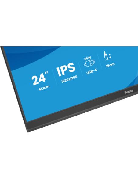 MONITOR IIYAMA, 24.1" IPS 1H1C 65W, 1920x1200, 1A1C