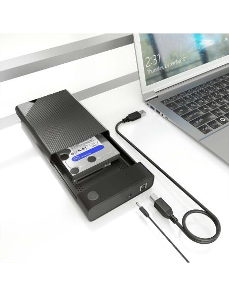CAJA EXTERNA 3.CAJA5 SATA A USB 3.0USB3.1 GEN1 NEGRA AISENS ASE-3529B