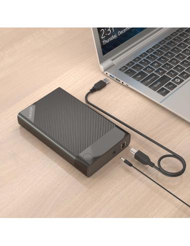 CAJA EXTERNA 3.CAJA5 SATA A USB 3.0USB3.1 GEN1 NEGRA AISENS ASE-3529B