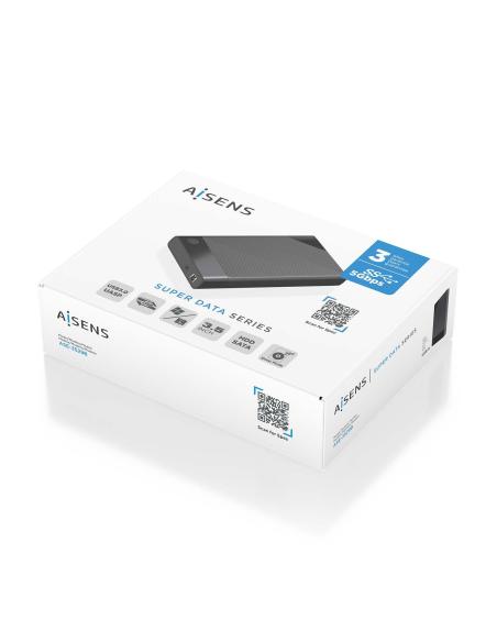 CAJA EXTERNA 3.CAJA5 SATA A USB 3.0USB3.1 GEN1 NEGRA AISENS ASE-3529B