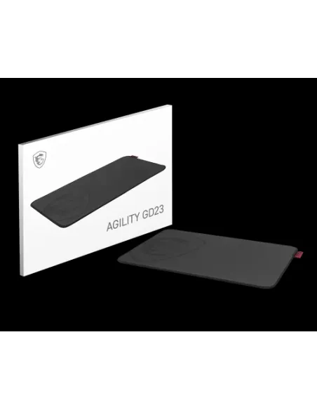 MSI AGILITY GD23 alfombrilla para ratón Alfombrilla de ratón para juegos Negro