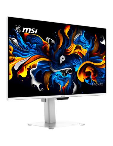 MSI Pro MAX 271UPXW12G pantalla para PC 67,3 cm (26.5") 3840 x 2160 Pixeles UltraWide Full HD QD-OLED Blanco