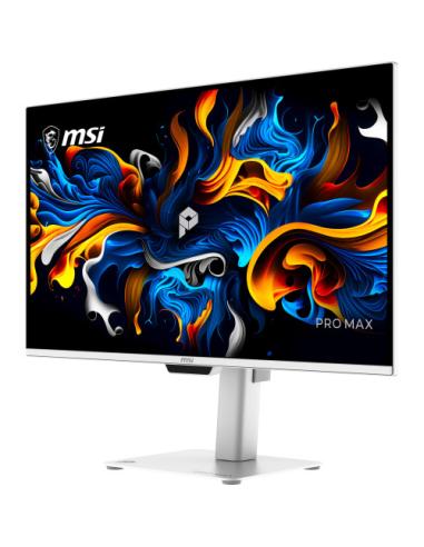 MSI Pro MAX 271UPXW12G pantalla para PC 67,3 cm (26.5") 3840 x 2160 Pixeles UltraWide Full HD QD-OLED Blanco