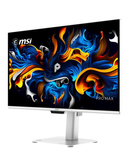 MSI Pro MAX 271UPXW12G pantalla para PC 67,3 cm (26.5") 3840 x 2160 Pixeles UltraWide Full HD QD-OLED Blanco