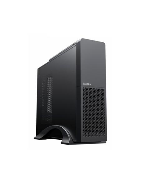 CARCASA COOLBOX SLIM T313 NEGRA / USB-C 3.2 / 300W 80+ BRONZE / COO-PCT313-BZ