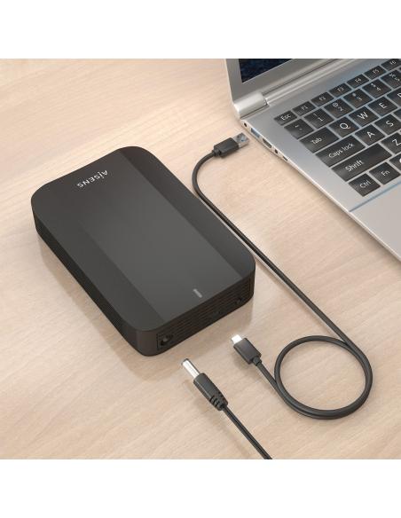 CAJA EXTERNA 3.5 SATA A USB-C USB3.1 GEN1 NEGRA AISENS ASE-3535B
