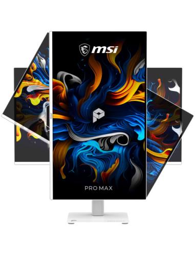 MSI Pro MAX 271UPXW12G pantalla para PC 67,3 cm (26.5") 3840 x 2160 Pixeles UltraWide Full HD QD-OLED Blanco