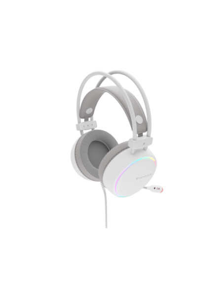 GENESIS NSG-2308 auricular y casco Auriculares Alámbrico Diadema Juego USB tipo A Blanco
