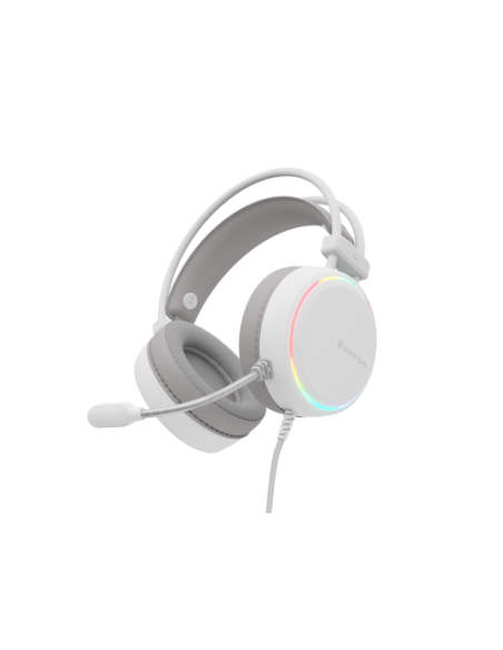 GENESIS NSG-2308 auricular y casco Auriculares Alámbrico Diadema Juego USB tipo A Blanco