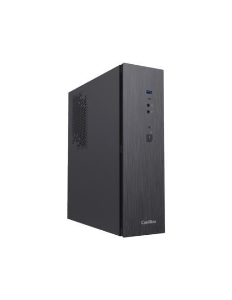 CARCASA COOLBOX SLIM T370 NEGRA / USB-C 3.2 / 500W / COO-PCT370-1
