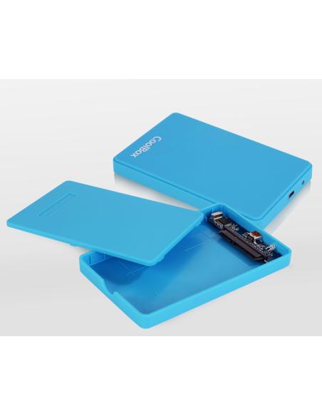 CAJA EXTERNA 2.5 COOLBOX SLIMCOLOR SCG2543 GRIS USB3.2 GEN1 COO-SCG2543-8
