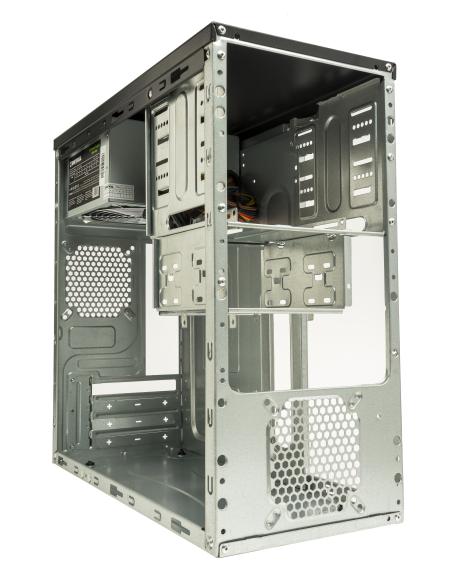 CAJA MICRO-ATX SEMITORRE UNYKA 6023 U3 2USB3.0 (FUENTE 500W) NEGRA 51992