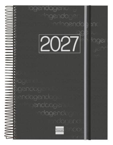 AGENDA 2027 BASIC YEAR E40 210X297MM DIA PAGINA NEGRO FINOCAM 741116027