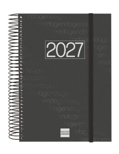 AGENDA 2027 BASIC YEAR E10 155X212MM DIA PAGINA NEGRO FINOCAM 741106027