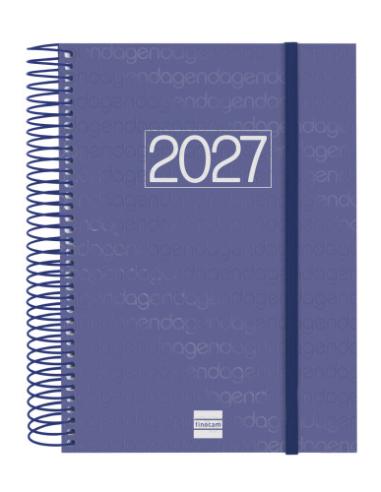 AGENDA 2027 BASIC YEAR E10 155X212MM DIA PAGINA AZUL FINOCAM 741101027