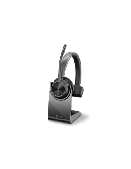 HP Poly Auriculares Poly Voyager 4310 UC monaural + adaptador BT700 USB-A + base de carga