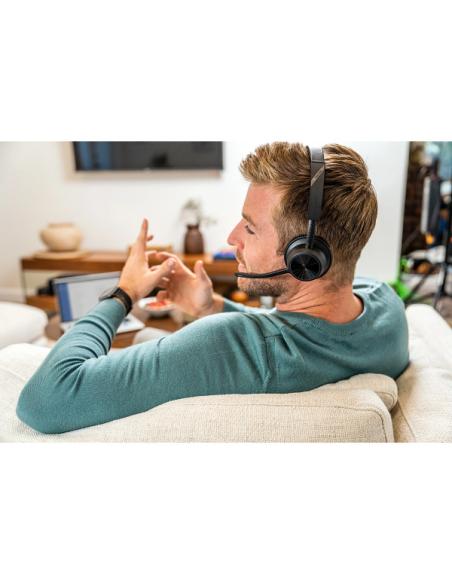HP Poly Auriculares Poly Voyager 4310 UC monaural + adaptador BT700 USB-A + base de carga