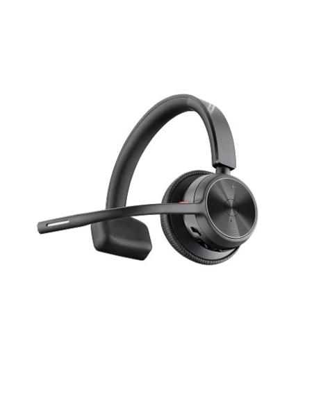 HP Poly Auriculares Poly Voyager 4310 UC monaural + adaptador BT700 USB-A + base de carga
