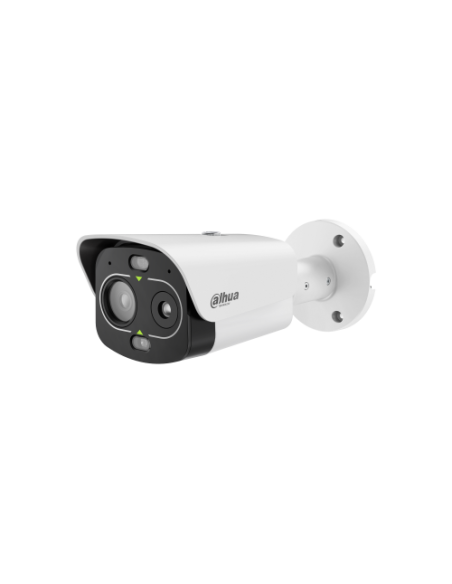 (DHI-TPC-BF1241-LB3F4-DW-S8-V1) DAHUA CAMARA IP BULLET LITE MINI TERMICA + VISIBLE, 256*192, 4MP, H50.6º, V37.8º, F1.0/F1.6, IP6