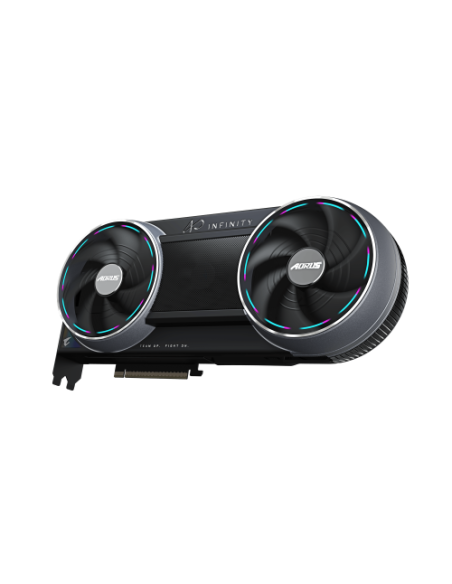 GIGABYTE AORUS GeForce RTX 5090 INFINITY 32G Tarjeta Gráfica – 32GB GDDR7, 512-bit, PCI-E 5.0, reloj de núcleo 2730 MHz, 3 × DP 