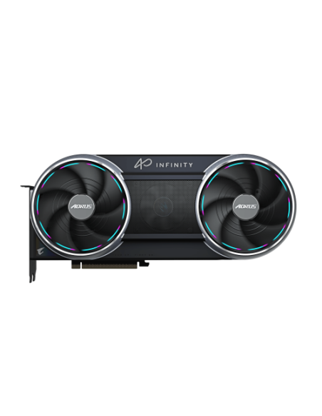 GIGABYTE AORUS GeForce RTX 5090 INFINITY 32G Tarjeta Gráfica – 32GB GDDR7, 512-bit, PCI-E 5.0, reloj de núcleo 2730 MHz, 3 × DP 