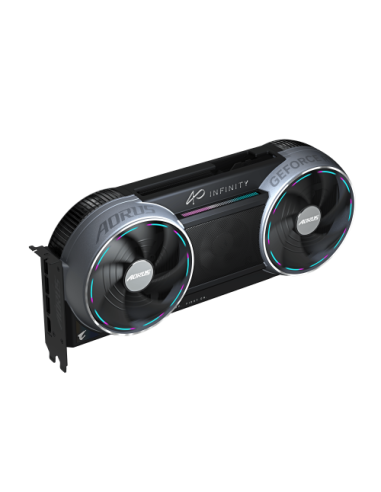GIGABYTE AORUS GeForce RTX 5090 INFINITY 32G Tarjeta Gráfica – 32GB GDDR7, 512-bit, PCI-E 5.0, reloj de núcleo 2730 MHz, 3 × DP 