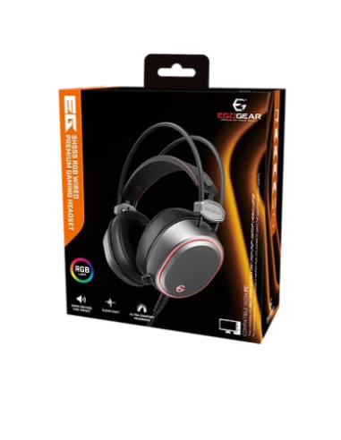 EGO GEAR - SHS55 RGB WIRED PREMIUM GAMING HEADSET FOR PC, PS5, PS4, SWITCH 2, SWITCH , SWITCH LITE, SWITCH OLED, XBOX & MOBILE