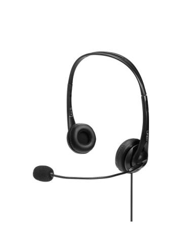 Lindy 42870 auricular y casco Auriculares Alámbrico Diadema Llamadas/Música USB tipo A Negro