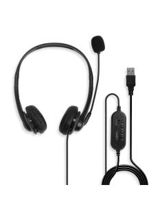 Lindy 42870 auricular y casco Auriculares Alámbrico Diadema Llamadas/Música USB tipo A Negro 2
