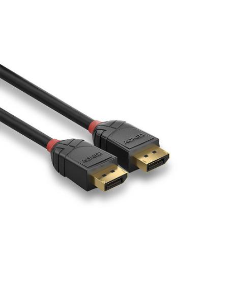 Lindy 36515 cable DisplayPort 0,5 m Negro