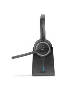 Lindy L118 Auriculares Inalámbrico Diadema Oficina/Centro de llamadas USB Tipo C Bluetooth Base de carga Negro 2