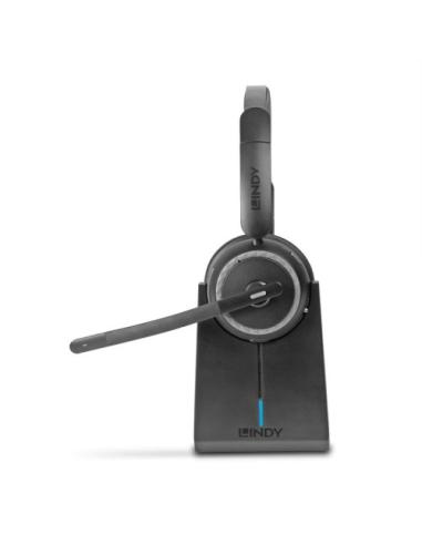 Lindy L118 Auriculares Inalámbrico Diadema Oficina/Centro de llamadas USB Tipo C Bluetooth Base de carga Negro