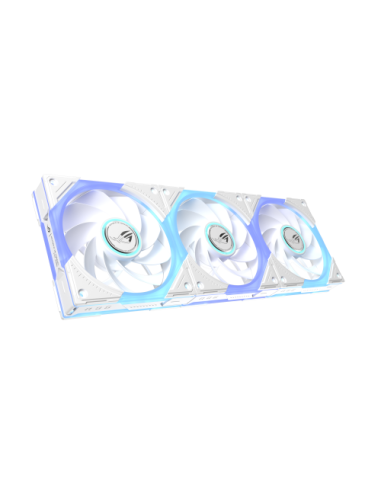 ASUS ROG Eurux GR120 ARGB Reverse Fan White Edition - Triple Pack Carcasa del ordenador Ventilador 12 cm Blanco 3 pieza(s)
